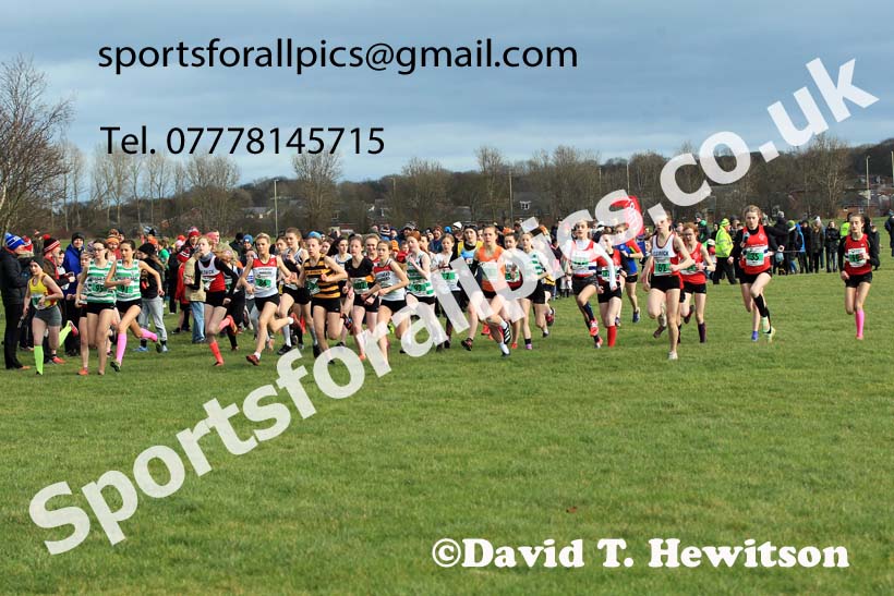 Girls under-15s 2022 NEHL Sherman Cup/Davison Shield, Temple Oark, South Shields. Photo: David T. Hewitson/Sports for All Pics